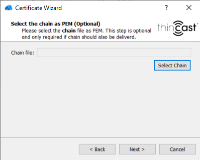 Certificate Wizard