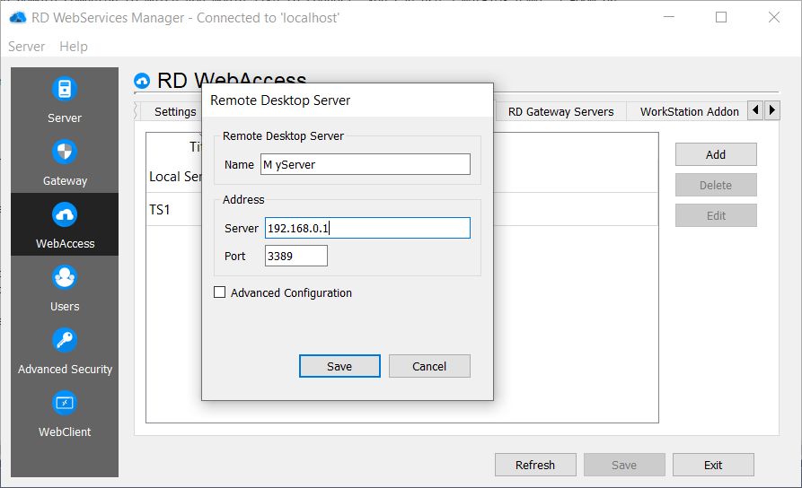 Remote Desktop Servers
